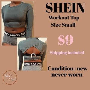 Shein workout top